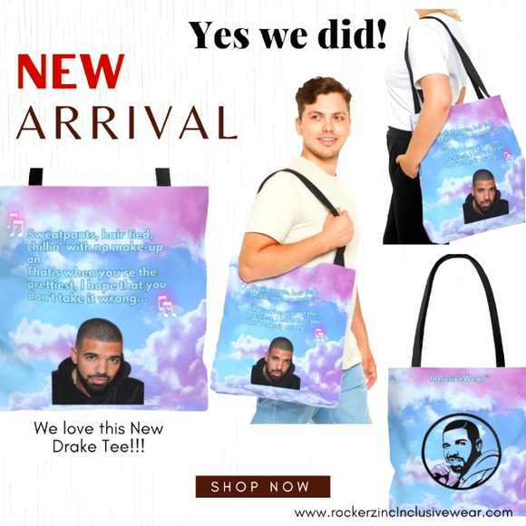 New Drake Summer Edition Woman's and Men Tote Bag 2023!! - Picture 1 of 5